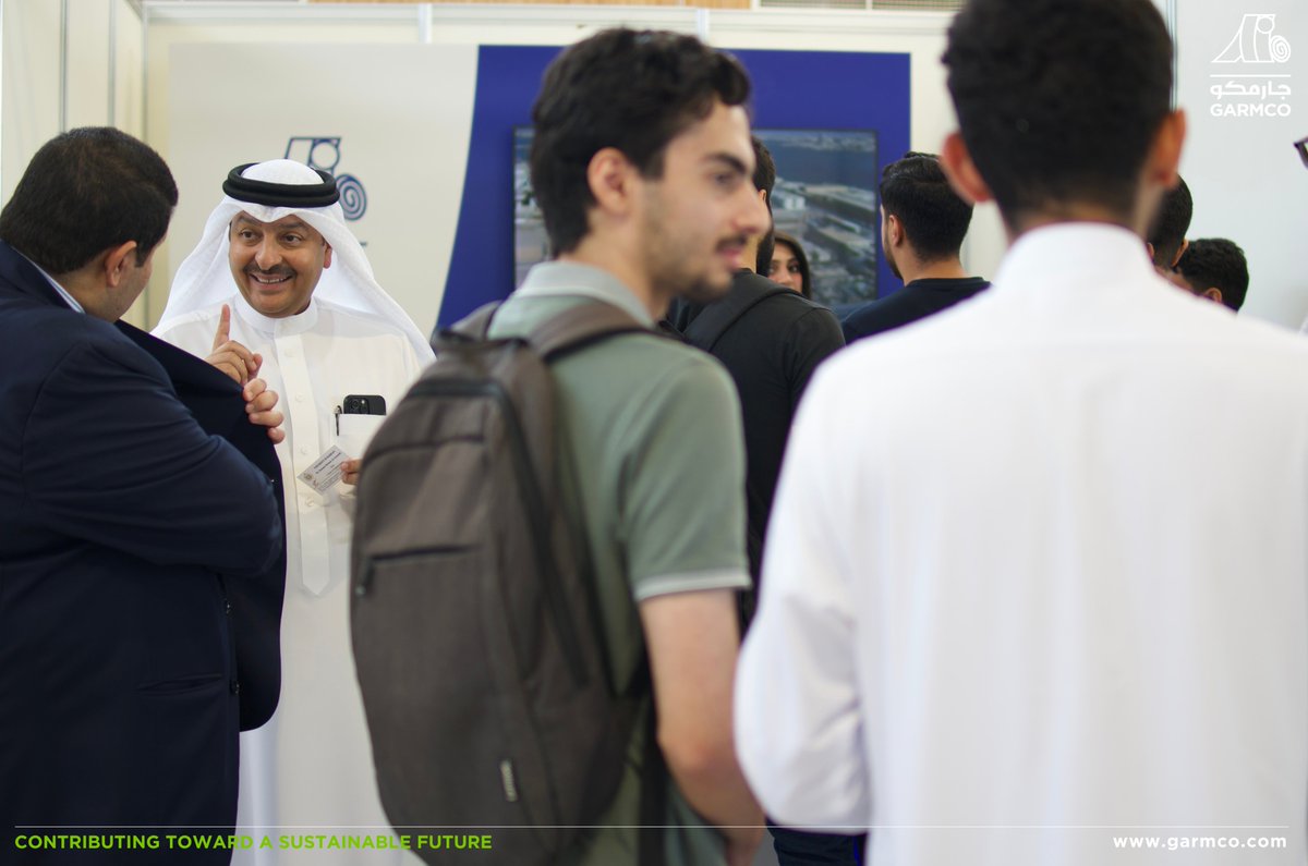 garmco_official's tweet photo. شاركت الخليج لدرفلة الألمنيوم (جارمكو) في معرض المهن الذي أُقيم في جامعة البحرين بمقرها في الصخير، وذلك في إطار حرص الشركة على دعم الكفاءات الوطنية الشابة وتعزيز التواصل مع الطلبة والخريجين. https://t.co/Ff26wWxYYy
