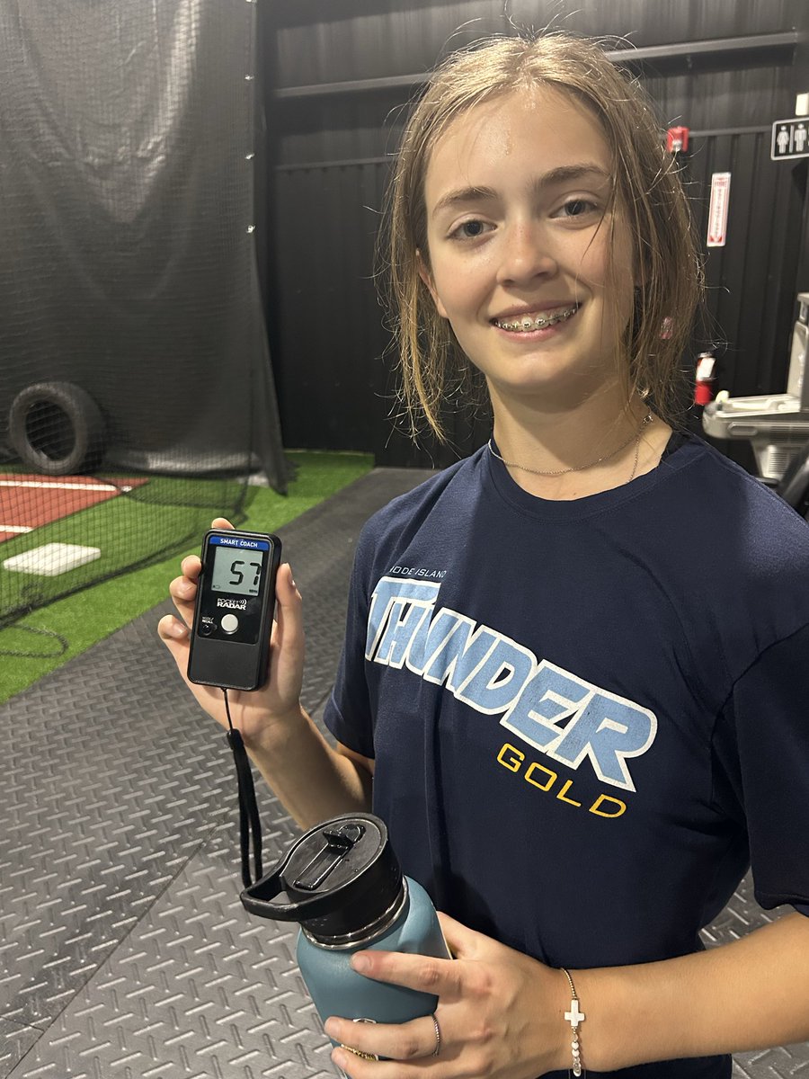 AStedman2031's tweet photo. Hit a new PR this week! I’ve been working hard on my motion, esp leg drive and explosiveness. Thx @ACasey2031 for catching me and your feedback as we worked!

@RITG14UNLieto @mcasey2323 @coachsuzy31 @Frank_Lieto @ExtraInningSB @LineDsoftball @PrepSoftball https://t.co/lnNWWf2FUf