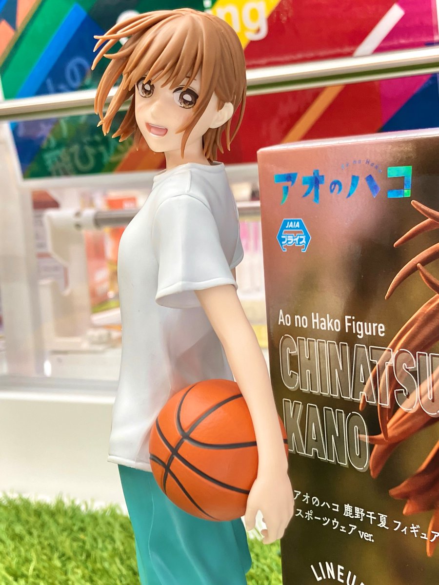 GiGO_G_mitake's tweet photo. 【プライズ情報】

『アオのハコ 鹿野千夏 フィギュア スポーツウェアVer. 』が当店に入荷しました🏀➰

是非GETしてくださいね❕

#アオのハコ
#鹿野千夏
#GiGO
#GiGOラスパ御嵩 
#ラスパ御嵩 https://t.co/KVnRVqztDT