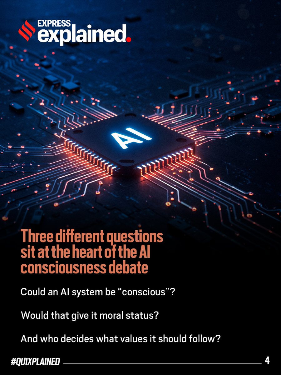 IndianExpress's tweet photo. #ExpressExplained | Why is Anthropic turning to religion to shape Claude’s values? From discussions on AI consciousness and moral status to questions over whose values should guide artificial intelligence, the company is seeking answers from religious thinkers and philosophers.
🔗 https://t.co/wd5IKunNQh
Written by: Anagha Jayakumar
