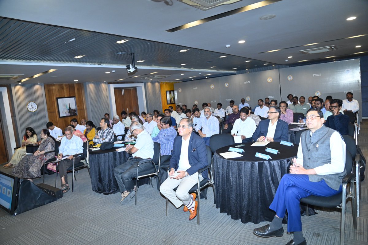 FTCCI's tweet photo. The conference brought together industry leaders, experts and MSME stakeholders to explore practical approaches towards reducing energy costs, improving energy efficiency and adopting sustainable energy solutions.

#EnergyManagement #TATAPOWER #KehanSri #RAMP #GreenMSMEs #SIDBI https://t.co/BGz4JOdsv0