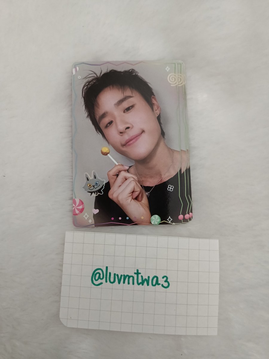 luvmtwa3's tweet photo. WTS การ์ด
✨ นัท

🏷️ ใบละ 50.-
📦 ค่าส่งเหมา 40.-

#GMMTVFANIVAL2026HappyFamily
#ตลาดนัดgmmtv #ตลาดนัดgmm #ตลาดนัดไลแคน #ตลาดนัดlykn https://t.co/agHiQQQXeU