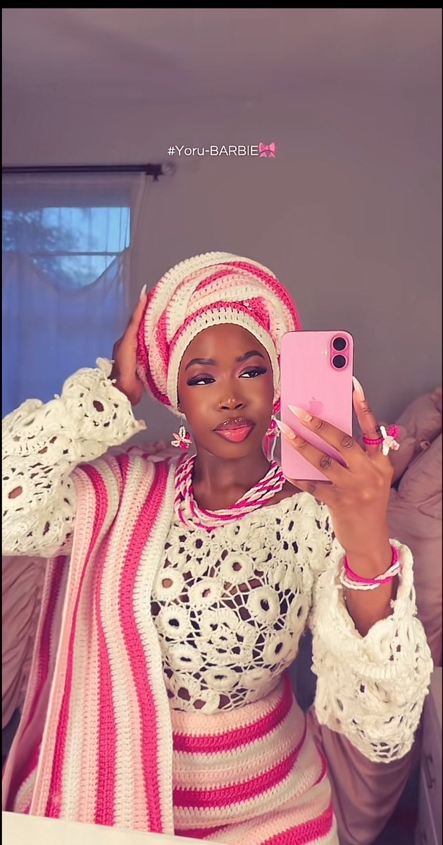 Urfavydarkgirl's tweet photo. A pink Barbie🥹💗 https://t.co/bRVagGYHkW