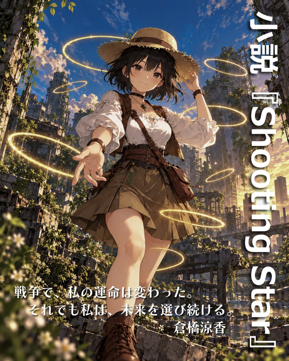 art_sprawl's tweet photo. 小説『Shooting Star』
#倉橋涼香 #TheArtSprawl #ShootingStar #冒険 #SF #小説 https://t.co/saLhhTapbt