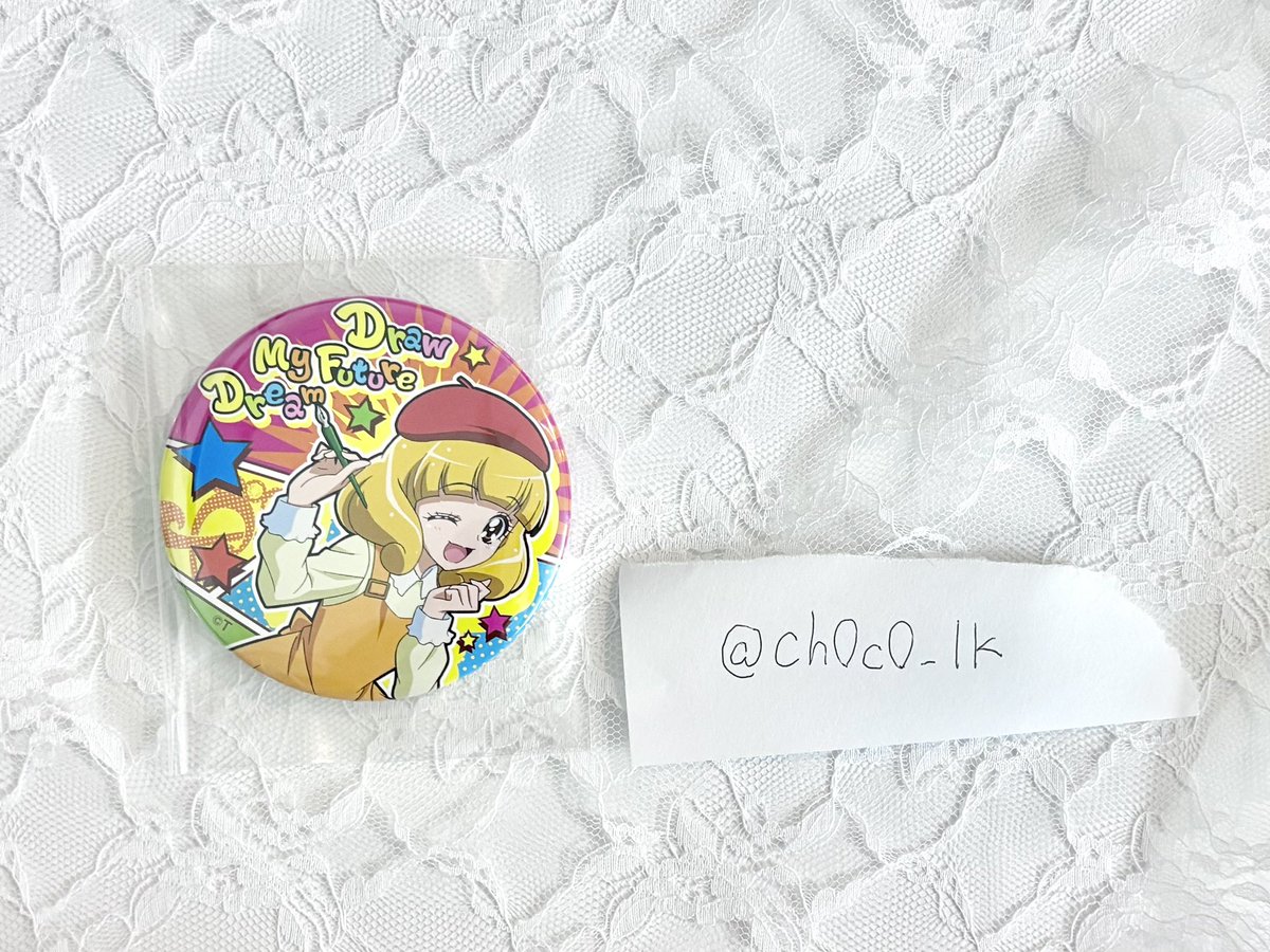 ch0c0_lk's tweet photo. 【トゥインクル缶バッジ　6 トゥイ缶　プリキュア　交換　譲渡】

譲/リコ、アンジュ、パルフェ、やよい

求/ジュリオ>>カスタード>レート額＋送料

・郵送のみ https://t.co/2t11sdmdok
