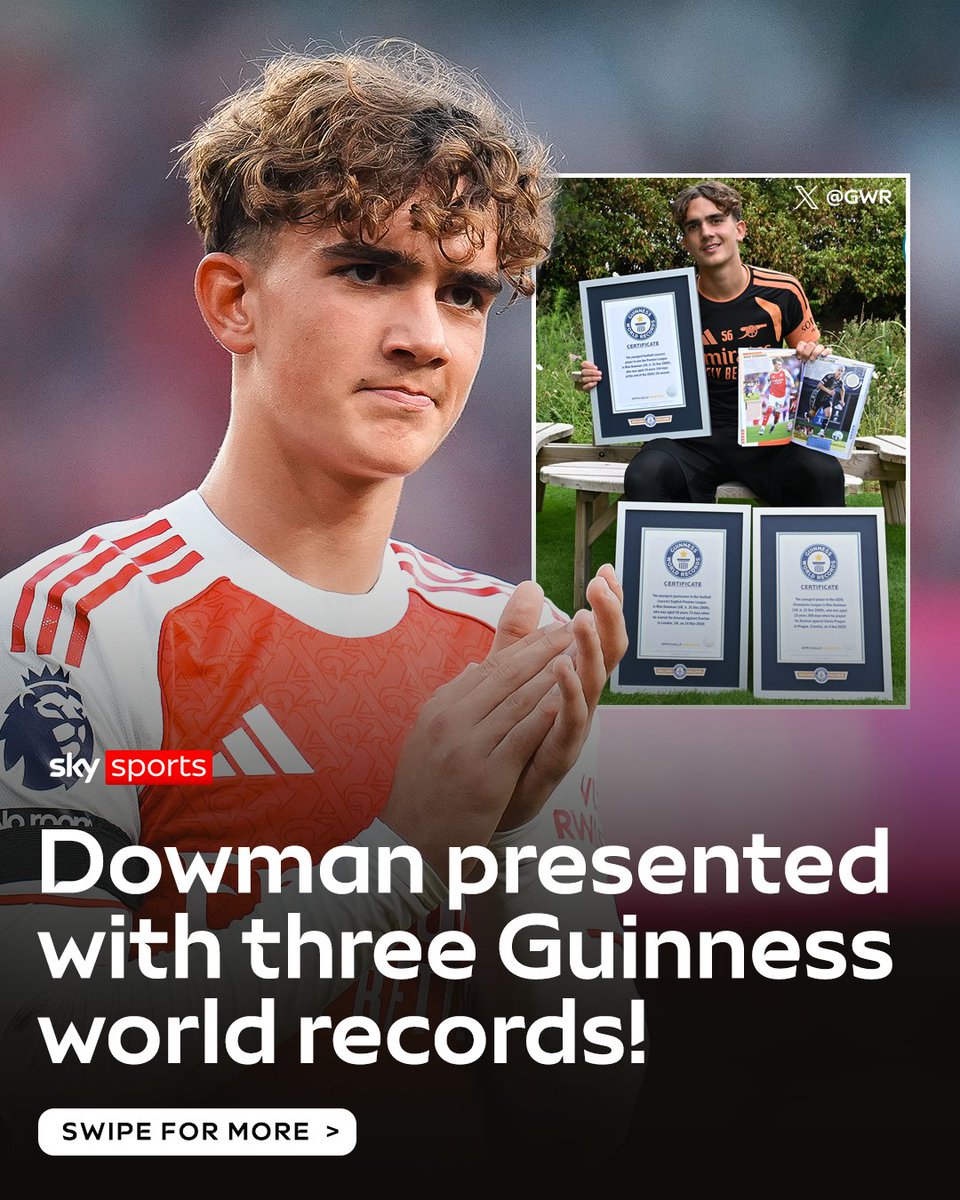 SkySportsPL's tweet photo. Three world records before the age of 17 🌟 https://t.co/pnWnGCgu0M