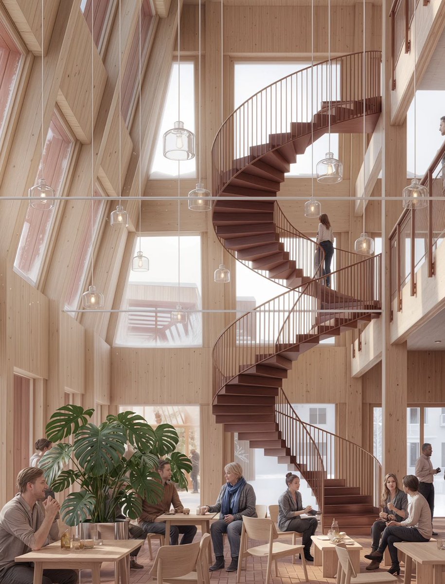 Tender_Stream's tweet photo. Tenderstream member Henning Larsen has won the competition to design Växtgården ("The Growing Yard"), a new workplace ecosystem in Lund's innovation district.

The site sits on the edge of the agricultural fields of Skåne, Sweden.

Image Credits: Henning Larsen https://t.co/3MhMPoVp5J