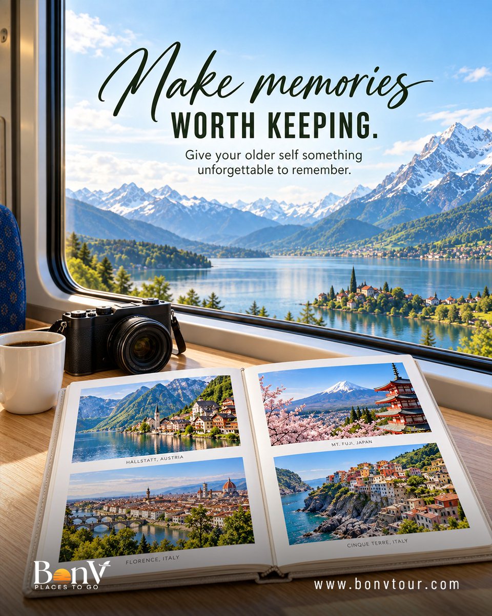 olsenjasmizv's tweet photo. Make memories worth keeping. Give your future self something unforgettable, from scenic train rides through towering peaks to exploring iconic towns. Travel is the best gift you can give yourself. Start planning today. https://t.co/UApyhpioE1