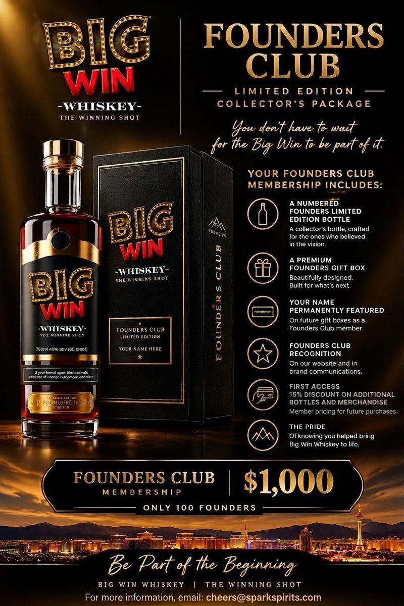 BigWinAllStars's tweet photo. Big Win Whiskey was crafted to honor the spirit of resilience and those that are willing to be on themselves. Cheers! #YouEarnedIt https://t.co/pqKGYnWdrc