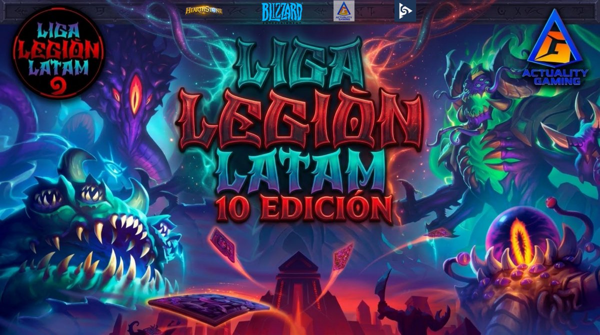 Actuality_Gamin's tweet photo. ⚔️ LIGA LEGIÓN LATAM — 10ª EDICIÓN ⚔️
 
🎉 ¡LLEGÓ EL DÍA! 🎉
 
Estamos de fiesta y te queremos con nosotros 💜 La convocatoria ya está ABIERTA y tú puedes ser parte de esta nueva etapa, la edición número 10 🥳
 
📋 Detalles:
🌎 Servidor: América
🃏 Formato: Estándar
🏆 Modo: Mejor de 5 (Bo5)
⚒️ Encuentros Semanales 
🧾 Preinscríbete en el siguiente Formulario 👇🏻
https://t.co/V7m6HRPljM

Te esperamos con los brazos abiertos 🫶 Recuerda: La Liga es de TODOS 💪✨
 
¡No te quedes fuera y únete a la familia! 🔥
 
#LigaLegiónLATAM 
#Hearthstone 
#10ªEdición 
#LaLigaEsDeTodos
#Hsreplay