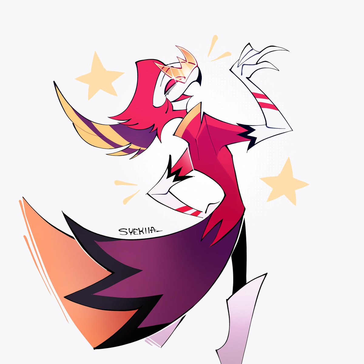 syekiia_'s tweet photo. Day 8: Loyal
I feel if anyone deserves the title ‘loyal’ it’s the bird who still supported and stood by his old friend years later 🌟

(that and iv never drawn Vassago before.. 👀)
#imptober #vassago #helluvaboss https://t.co/wen5GdByg0