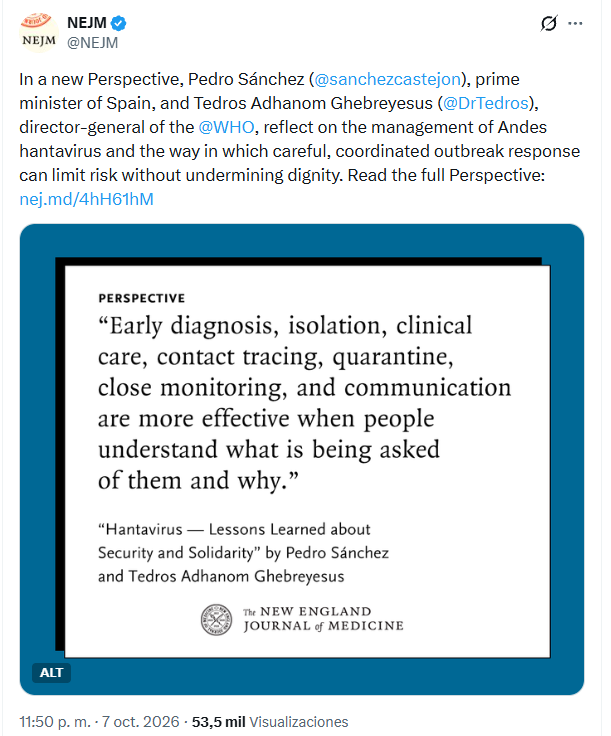 mlalanda's tweet photo. Colegas médicos, ¿existe algún lugar donde nunca esperaríais ver propaganda política, autobombo y retorcimiento de la realidad socio-sanitaria española?
Pues os vais a quedar de piedra. Han llegado en tromba a los papers americanos e ingleses
🤦‍♀️
@bmj_latest y @NEJM https://t.co/x6PTYBPhiC