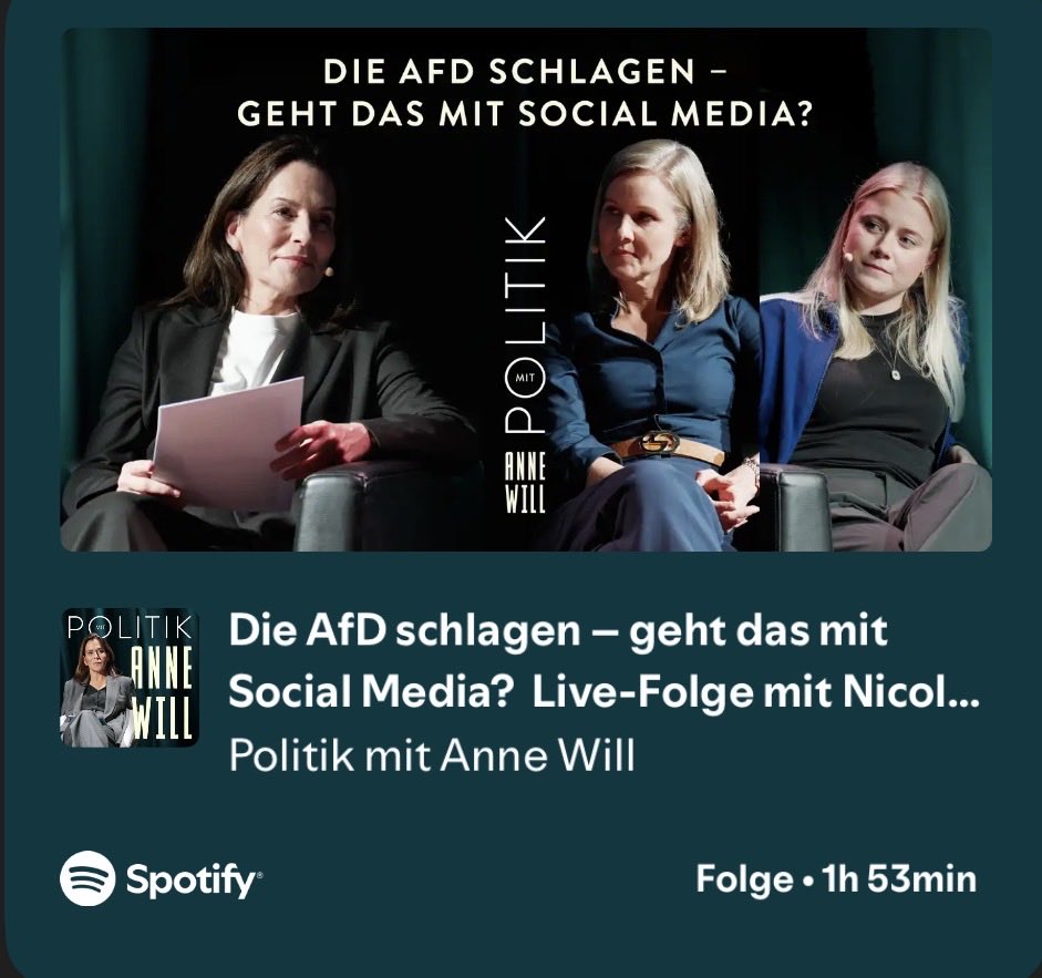 annewill's tweet photo. @nicolediekmann Und es wurde super! 👇

Dank @nicolediekmann und @LillyBlaudszun und deren Klugheit, Kenntnisreichtum und feinen Humor. 👏👏👏
#LivePodcast #Hannover

https://t.co/JkgngcdnpI https://t.co/T5cMGqmGL0