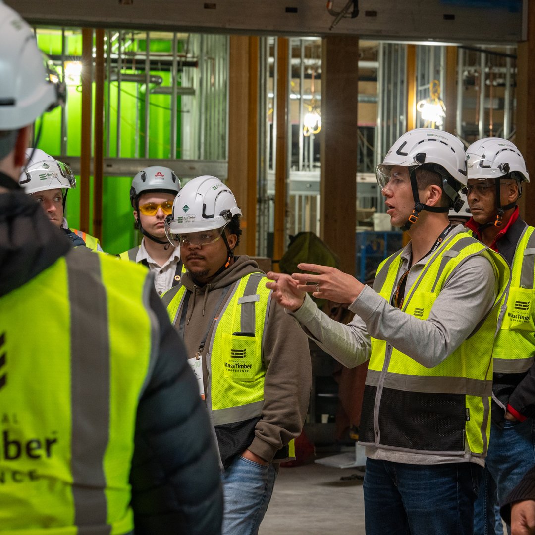 MassTimberConf's tweet photo. #IMTCTourDay: Tuesday, March 16 👷‍♂️

Four guided tours take you inside extraordinary #masstimber buildings and working manufacturing facilities — from award-winning community centers to seismic-resilient civic landmarks.

See the full lineup: https://t.co/PvWjLDcGVH https://t.co/oUwhuyDFnF