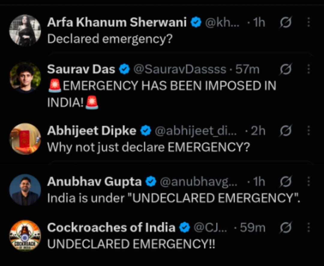 wokeflix's tweet photo. Indira Gandhi must be smirking in a corner somewhere… https://t.co/up8soqjd3t