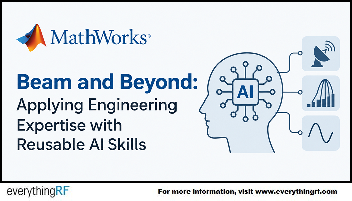 everythingRFcom's tweet photo. Beam and Beyond: Applying Engineering Expertise with Reusable AI Skills
Read the full article to explore the approach and its application to a real engineering design problem - https://t.co/ypx0KZwtBB
#agenticAI #MATLAB #simulation #signalprocessing #engineering https://t.co/TMleWwmcPp