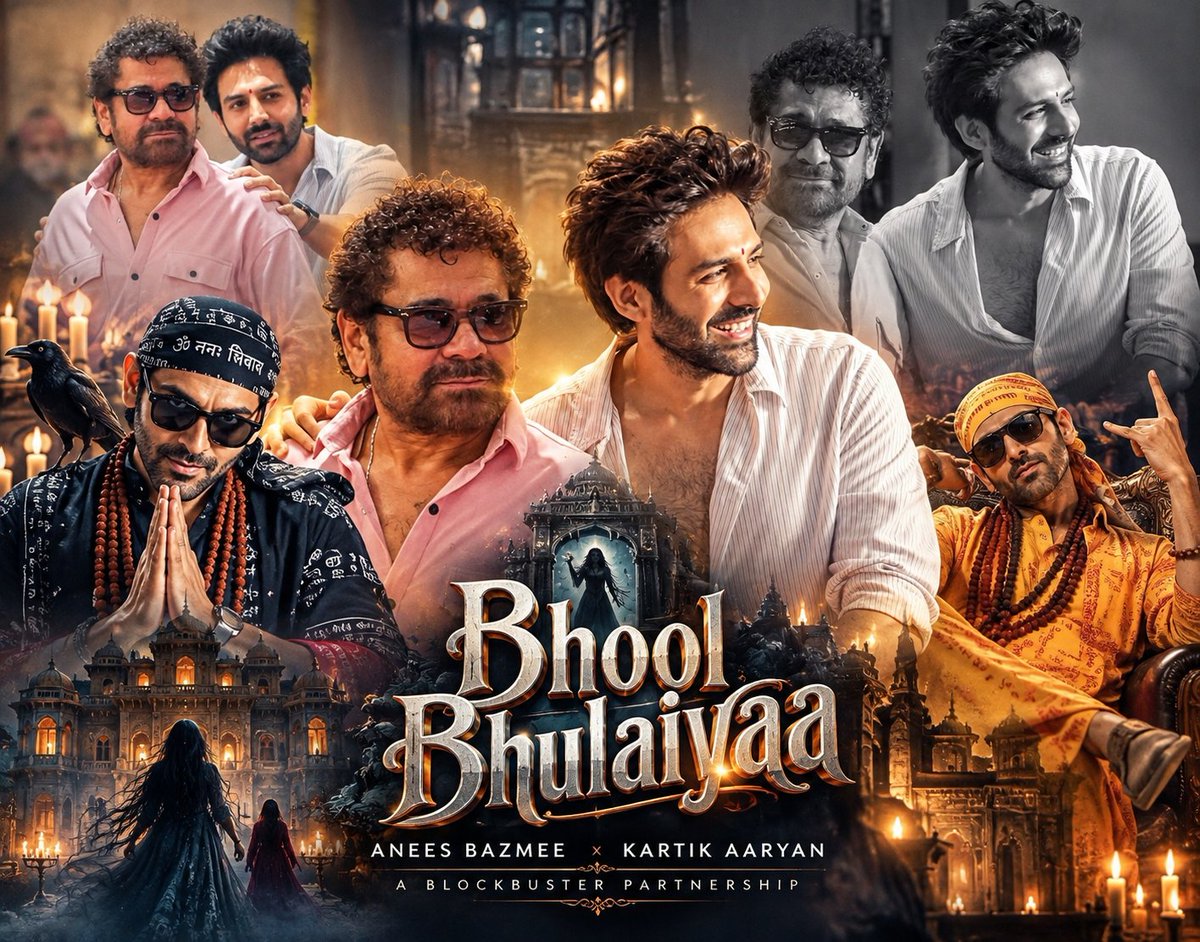 ChatoriAaryan's tweet photo. Kartik Aaryan x Anees Bazmee - The Blockbuster Partnership of Bhool Bhulaiyaa franchise 💯🏆🔥

#Kartikaaryan #aneesbazmee #bhoolbhulaiyaa https://t.co/2owRCs6OF9