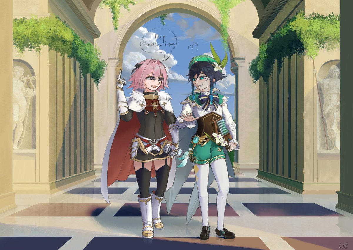 Willblahaj's tweet photo. First post, this is my first "big" digital art piece 🥹✌️ https://t.co/q9aIcI4Tbi