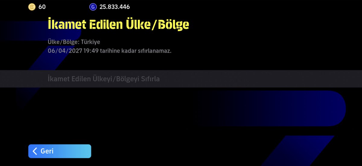 Efootball_tr's tweet photo. Ülke/ Bölge değiştirme geldi arkadaşlar eğer sizinkide farklı bir ülke ise değiştirebilirsiniz 
#eFootball https://t.co/w4t1a64Jhb