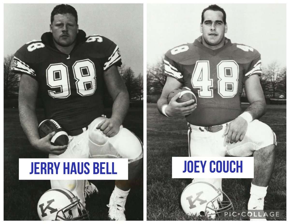 HausBell's tweet photo. Jerry and Joey in their Power K uniforms. Brothers on and off the field. They are in heaven together watching over us. Forever in our hearts 💙 #WeAreUK @BBN #PowerK https://t.co/ffpPIMvbN3