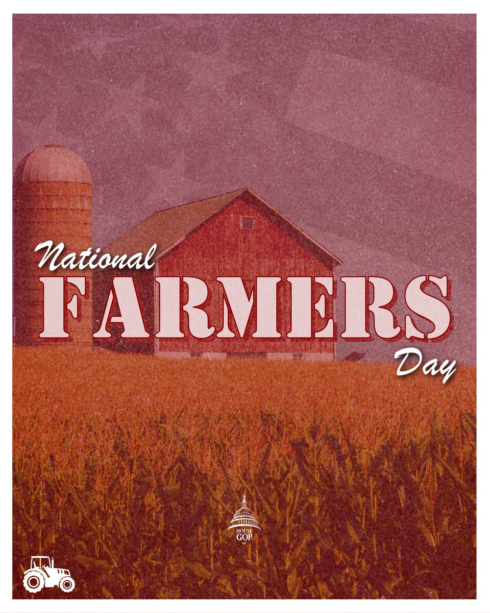 RepMann's tweet photo. Growing up on my family farm in Quinter, I know firsthand the dedication and hard work it takes to put food on our tables and keep our country moving. Today, we thank the farmers, ranchers, and agricultural producers across the nation who work tirelessly to feed, fuel, and clothe the world. Happy National Farmer’s Day!