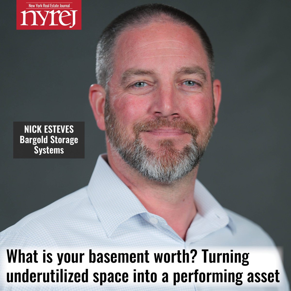 NYREJ's tweet photo. What is your basement worth? Turning underutilized space into a performing asset - by Nick Esteves of Bargold Storage Systems - Read More here: https://t.co/Y6XFs2c0BF #NYREJ #commercialrealestate https://t.co/Tbv1w9KGR3