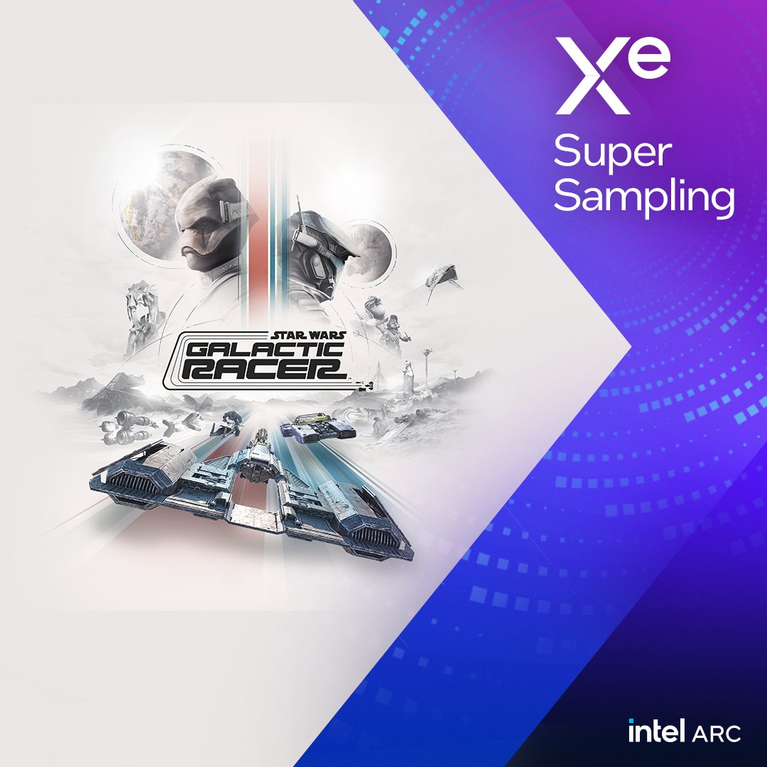 IntelGaming's tweet photo. Experience everything that @SWGalacticRacer has to offer to the fullest with XeSS 3 support! Experience better performance, better frame rates and more as you compete in the Galactic League 🏎️

Grab the game here - https://t.co/vaMXbQV8f0 https://t.co/kYoQQq7KSg