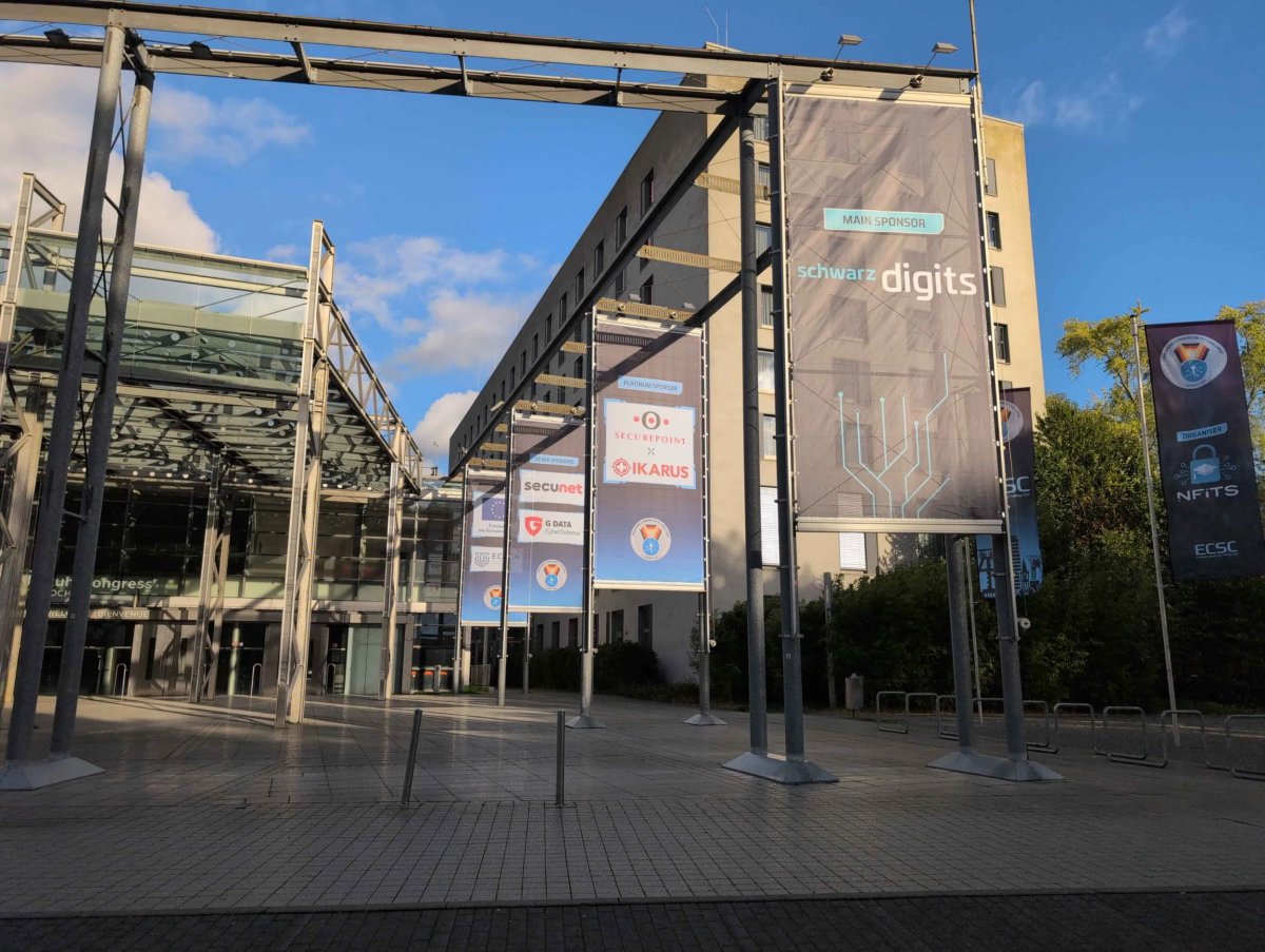 ECSC_openECSC's tweet photo. ECSC 2026 is coming up and preparations are in full swing!

We're incredibly grateful to all our sponsors and partners for helping make this event possible. 🙌

We can't wait to welcome all 42 delegations to Bochum this Monday for an unforgettable ECSC 2026! 🇪🇺  #ECSC2026 https://t.co/5zAveqKftR