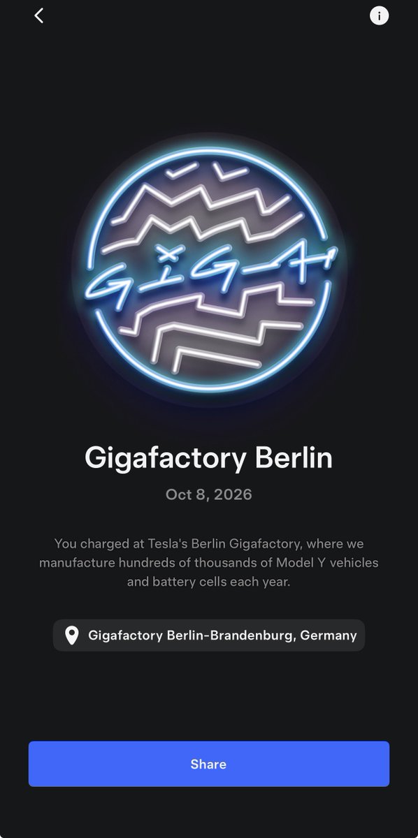 p1rate_chris's tweet photo. Another fine Supercharging badge to add to my collection ⚡️ https://t.co/2kGDoDMwAB