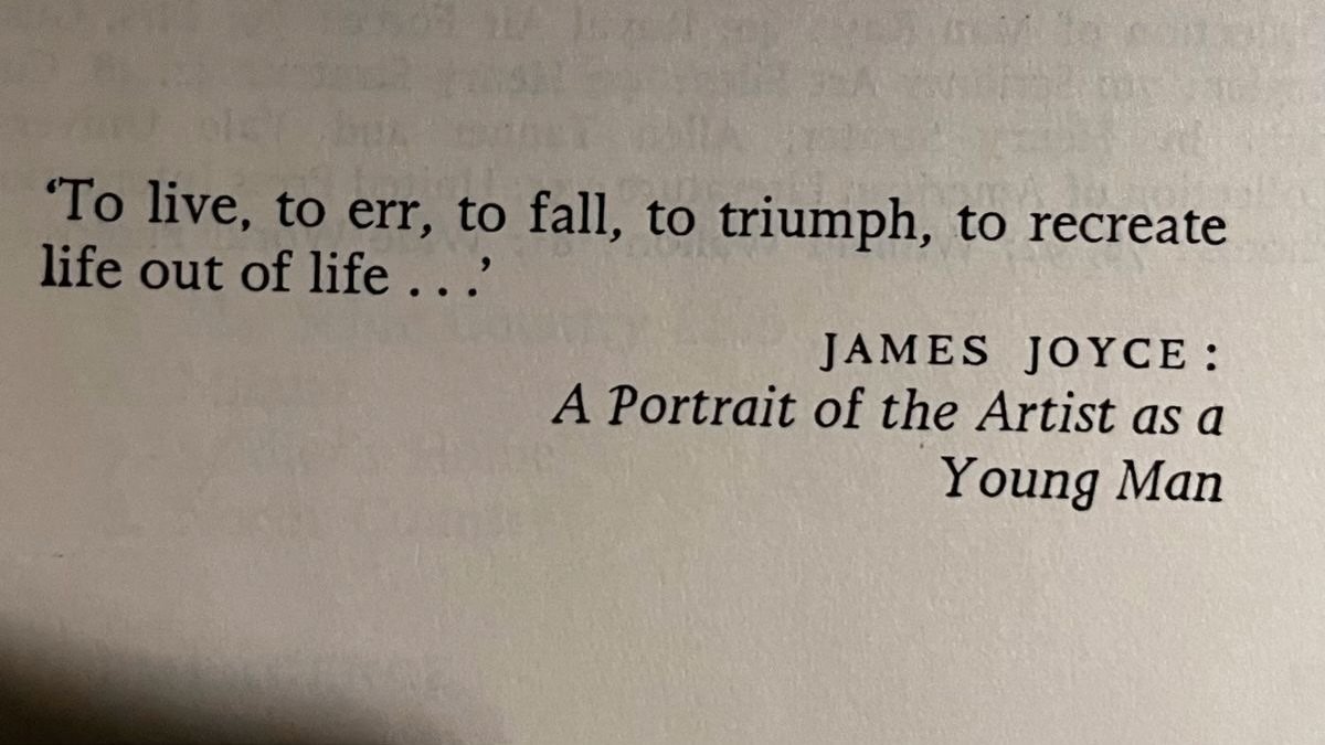 Lovandfear's tweet photo. —James Joyce https://t.co/kQmyTlvWob