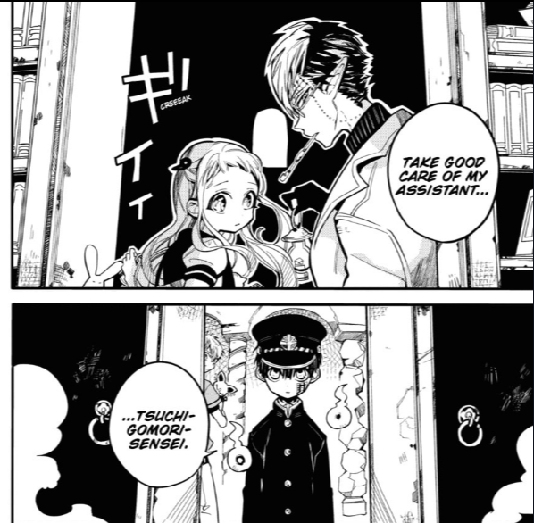 LetAkiSleep's tweet photo. We rlly need a compilation of Hanako calling Nene his 'assistant.' He hangs so tightly onto that title as a way of calling her HIS. Possessive lil' bug. https://t.co/K8zRCX5NkN