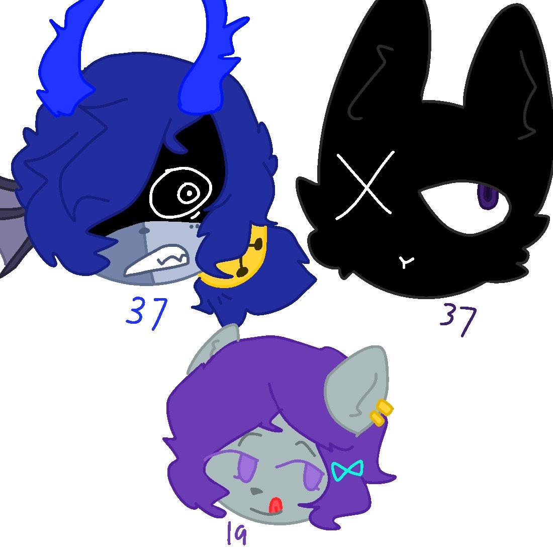night1gl8's tweet photo. Basically, it's the ages I've set for some of the characters in my personal designs
#Decibat
#Dalv
#Martlet
#Elbailador
#Starlo 
#Ed
#Moray
#Ace
#Mooch https://t.co/17JFwhxRy7