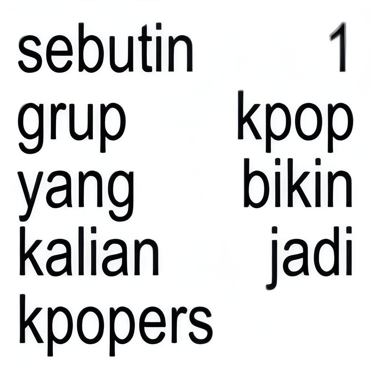 piscesgirle's tweet photo. siapa di sini yang kpopers? ☝️ https://t.co/XGk4tJT80V