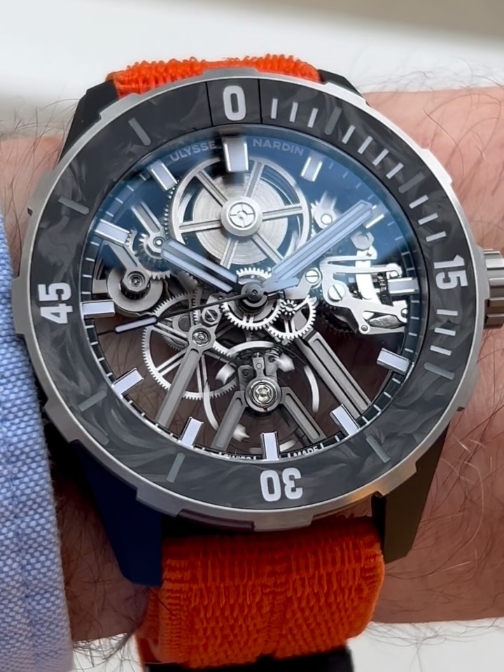 AshleyAnde48979's tweet photo. En route to Geneva! With  now just days away, I'm looking back at some of my preferred new releases from last year:

1) Ulysse Nardin Diver Air
2) Bvlgari Octo Finissimo Ultra Tourbillon
3) Jaeger-LeCoultre Reverso Tribute Milanaise
4) Rolex 1908 Set... https://t.co/iiwJIYn803