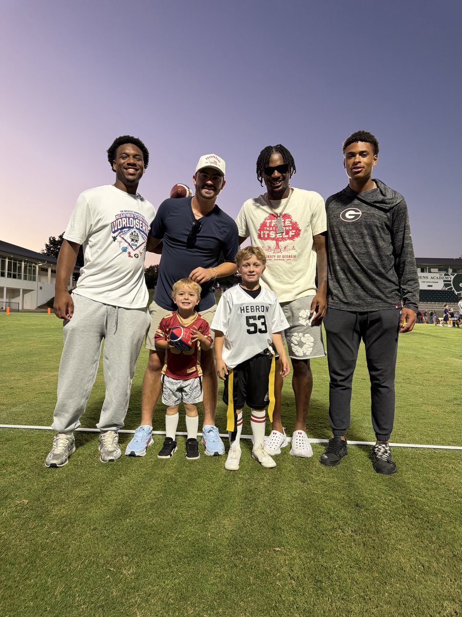br41bennett's tweet photo. What it’s all about: getting to coach these dudes and then watching them show up for my kids🐶 https://t.co/QMGOp1JhfT