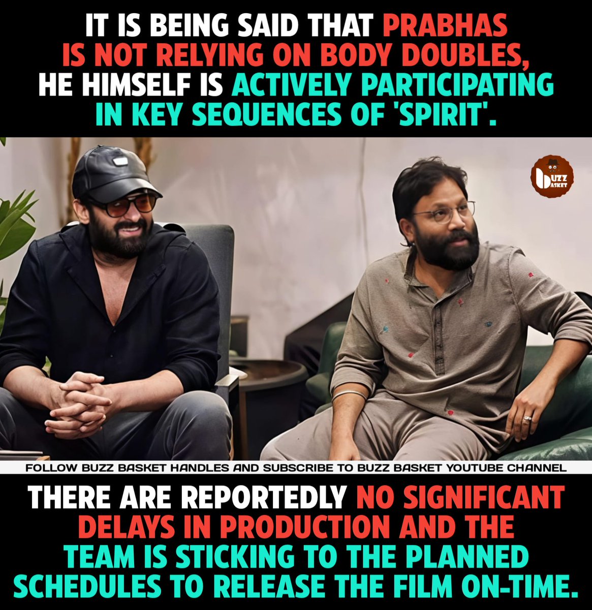 theBuzZBasket's tweet photo. #Prabhas is not relying on body doubles for #Spirit

#SandeepReddyVanga #TriptiDimri https://t.co/GgO73IsM9m