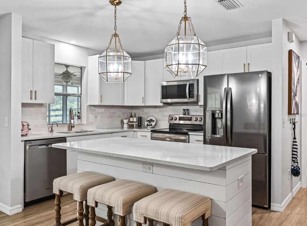 JimmyDMooreJr's tweet photo. OPEN HOUSE TODAY · 1–3 PM
Monday, October 8 located at 202 JUAREZ WAY, THE VILLAGES, Florida 32159
Village of Rio Ponderosa | The Villages
Over $150K in upgrades. Bond paid. Turnkey furnished.
This renovated home sits on a quiet cul-de-sac with mature oaks, wooded views, and no rear neighbor. There is also room for a pool, subject to approvals.
The 2022 renovation redid the inside: new kitchen cabinets, quartz counters, a wine refrigerator built into the island, luxury vinyl throughout, new lighting, updated hardware, and both bathrooms taken to the studs. High-end furniture is already in place.
Split floor plan. Kitchen opens to the living area, with the island for everyday use and company. A glass-enclosed Florida room and screened lanai look out on the woods.
Already handled:
Roof 2021
HVAC 2024, with a UV air purification light
Bond paid in full
About 6 minutes by golf cart to Spanish Springs. About 12 minutes to Lake Sumter Landing. Rec centers, pools, shopping, dining, and golf are close.
Come walk through this afternoon. I’ll show you around.
Need a different time, or want to see something similar? Call me at 352.320.0322
#OpenHouse #TheVillages #TheVillagesFL #RioPonderosa #BondPaid #Turnkey #FloridaRealEstate #MoveInReady