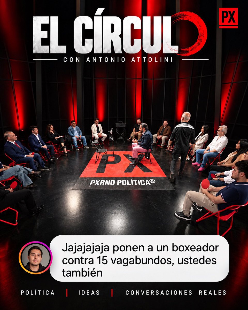 AntonioAttolini's tweet photo. Ya disponible en YT el segundo capítulo de ⭕️ El Círculo, en donde durante más de 2 horas confronté, contrasté y combatí a los más hipócritas conservadores del internet. 

No podemos aturdirnos con sus gritos, agresiones y descalificaciones: somos millones más que ellos. https://t.co/pIMjJEC09B