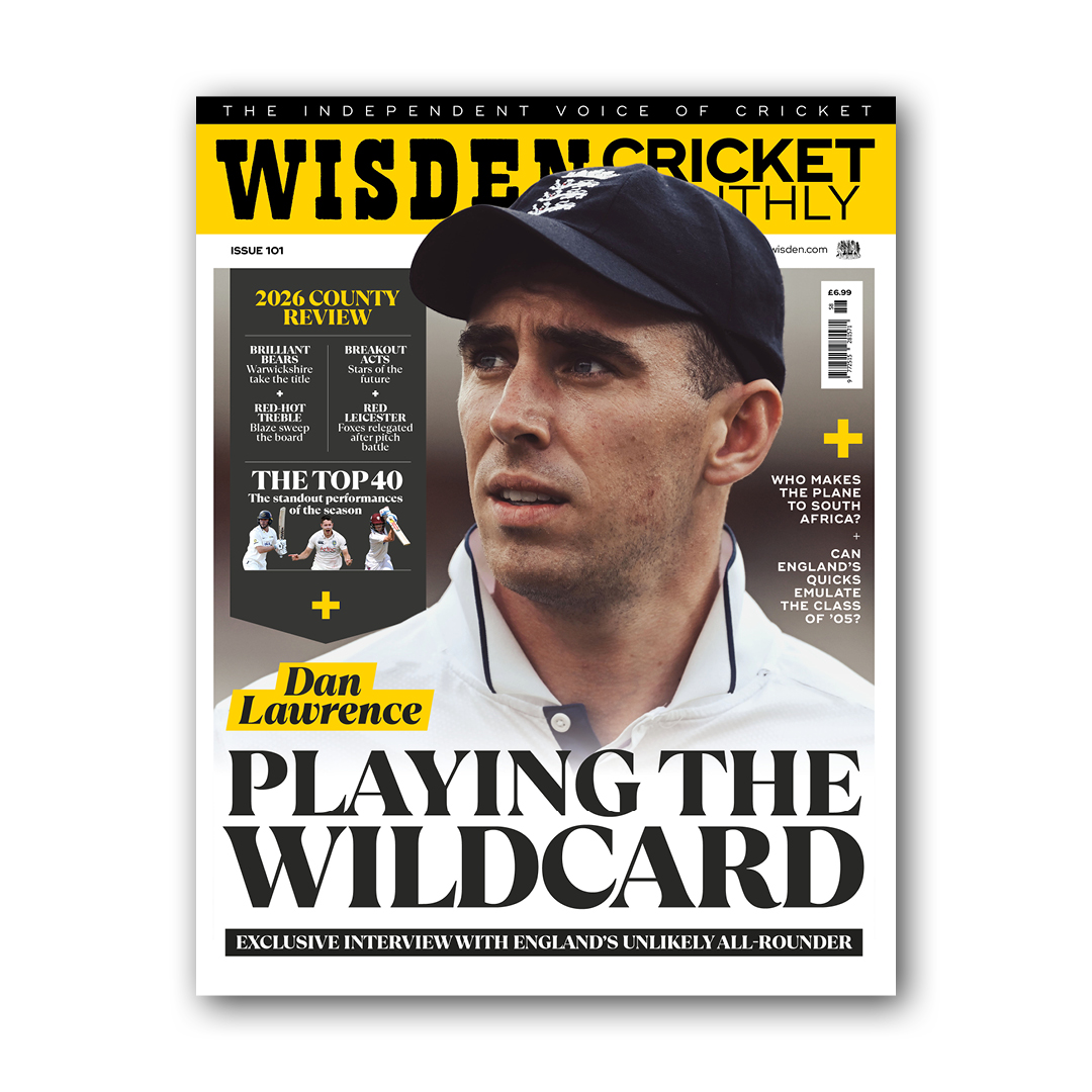 WisdenCricket's tweet photo. 🚨 NEW WISDEN CRICKET MONTHLY OUT TODAY 🚨

This month’s edition includes:

🏴󠁧󠁢󠁥󠁮󠁧󠁿 In-depth analysis: England’s pace attack for the South Africa tour?
⭐ Top 40 performances of the 2026 County season.
🎙 Exclusive interview with Dan Lawrence.

Order your copy here 👇

Print: https://t.co/y3ubQPBqC0

Digital: https://t.co/Fdaw94R9B3