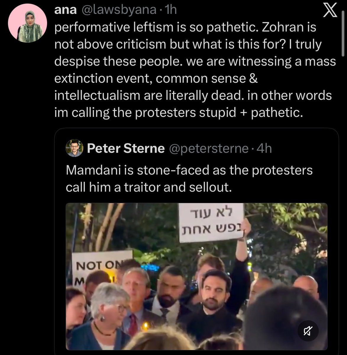 SocialistMMA's tweet photo. For years liberals made the argument that we should vote for the lesser evil because “it’s easier to pressure a Democrat than a Republican”

“Democrats are more responsive to protests than Republicans”

Meanwhile look at how these psychopaths act when you try to push said Democrat to your position.