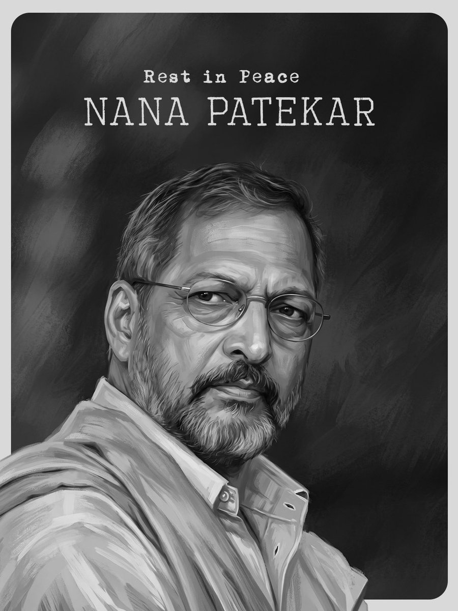 iam_RaviMohan's tweet photo. ⁠A true legend leaves behind a legacy that will never fade. Rest in peace, Nana Patekar sir. https://t.co/McyX2Sb2jo