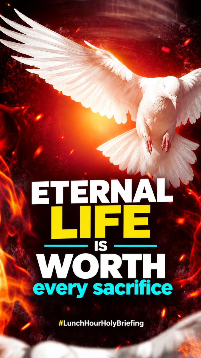 Ndze_Wung's tweet photo. The irreversible reality of God's coming WRATH demands daily PURITY in our hearts and minds, powerfully reminding us that ETERNAL LIFE IS WORTH every earthly sacrifice to secure the ETERNAL RESTORATION of your soul. #LunchHourHolyBriefing https://t.co/ZcxRJ3smdd