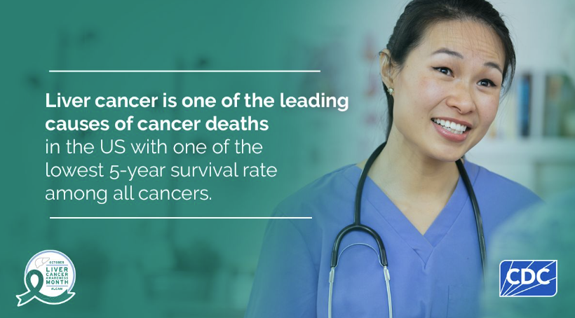 NASTAD's tweet photo. Healthcare providers: Viral hepatitis is one of the leading causes of liver cancer—but testing and prevention can help reduce the risk. Start the conversation today. See the link in our bio to learn more about CDC resources preventing liver cancer. #LiverCancerAwareness https://t.co/VFuM1q8RCp