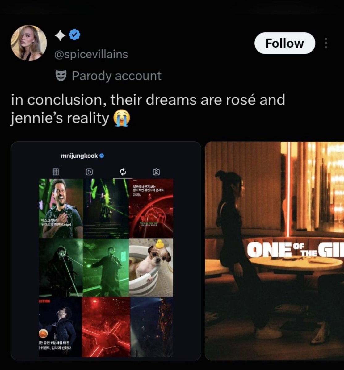 jksversaces's tweet photo. im glad his reality isnt leeching off successful artists and failing to chart without them 😭🙏 https://t.co/ijpuWSUGx5