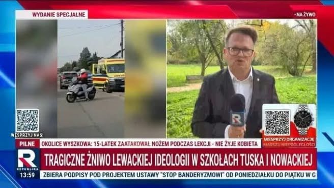 murczkiewiczyzm's tweet photo. Za takie hienodziennikarstwo powinien być prokurator. https://t.co/63RNLH2sRM