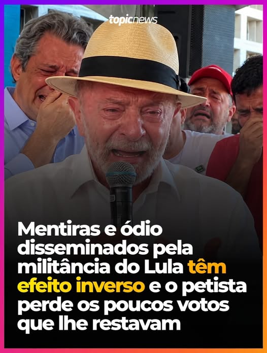 NellyYumi's tweet photo. Petistas entraram em uma verdadeira guerra de ódio, mentiras, calúnias e difamação contra brasileiros, incluindo idosos, crianças, mulheres e negros. A tática dos petistas é "xingar" para converter votos para Lula, o que na prática, afasta ainda mais os eleitores moderados. https://t.co/JEhZqp7zJw