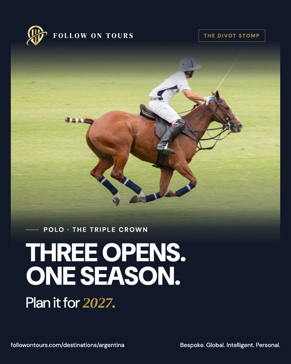 followontours's tweet photo. Polo, rugby and golf in Argentina. Now live.

The Triple Crown, playing tours for club sides, and golf from Buenos Aires to Patagonia, all built around you:
 https://t.co/WeWFkraFIB https://t.co/5y4G8vcmXz