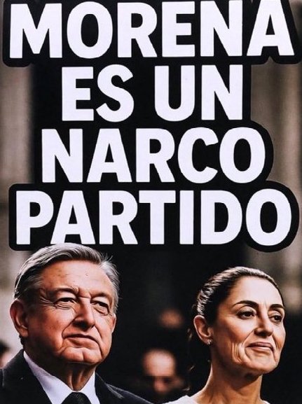 TereHernandezB's tweet photo. AMLO, la Sheinbaum y Morena son el enemigo Numero 1 de México

#MorenaDestruyendoAMéxico https://t.co/aPzFOKVl3E