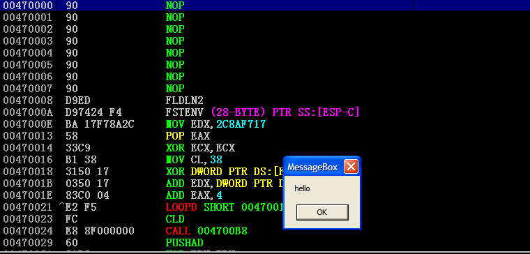 iss4c_f0ng's tweet photo. Successfully chained two API calls (VirtualAlloc+memcpy) using ROP... Three feels a bit tough though... https://t.co/RrgTCJQ4mz