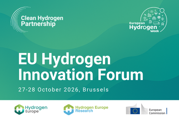CleanHydrogenEU's tweet photo. 📢 Register now for the EU Hydrogen Innovation Forum at @EUH2Week 2026!
📅 27–28 October 2026 📍 Hall 7 – Innovation Forum Theatre, Brussels Expo

🔗 Explore the agenda: https://t.co/zR926W7v5A

📝 Register free of charge: https://t.co/PTZsCSbmi3 https://t.co/XjrAzvHI3G